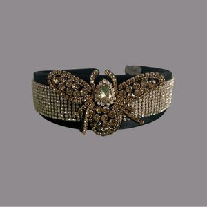 Bejeweled butterfly headband